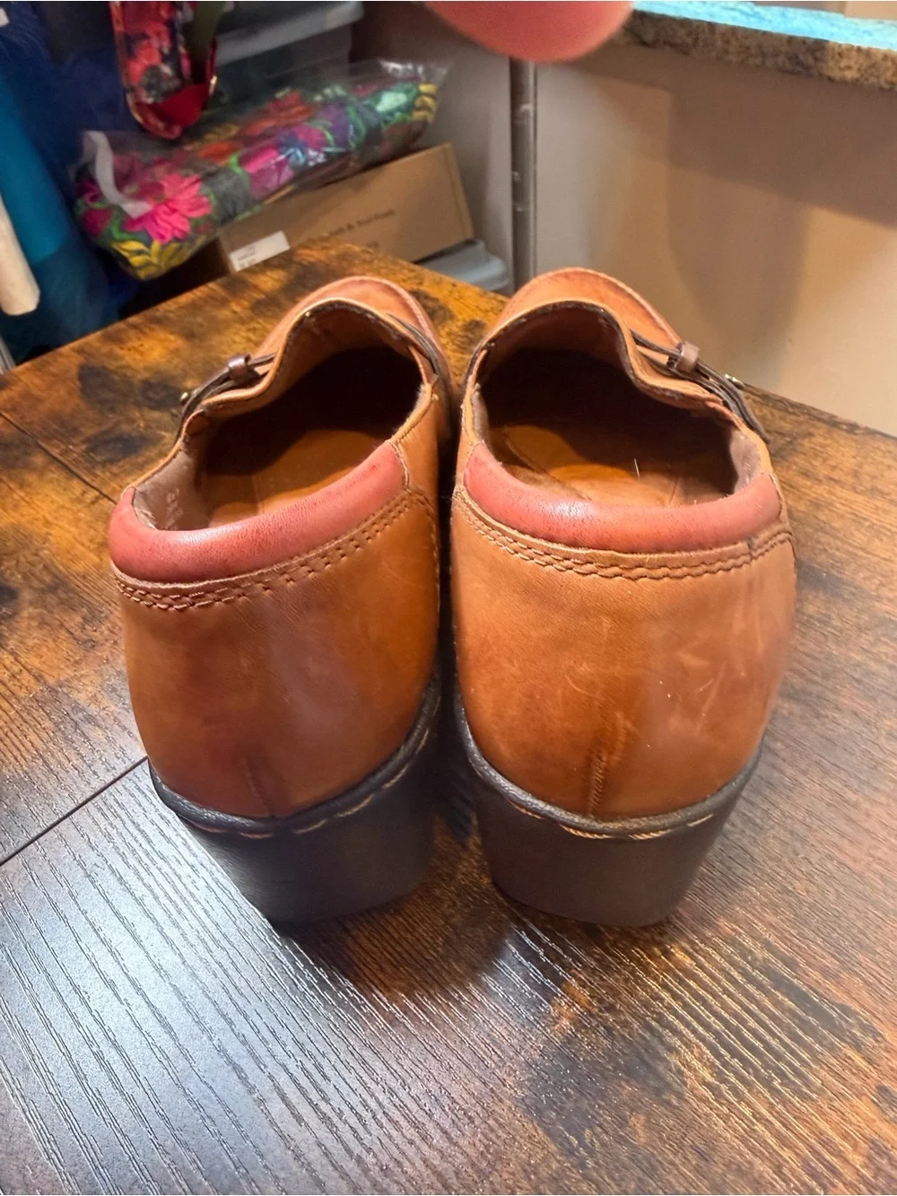 Cobb Hill by New Balance Tan Leather Slip-On Loafers Size 7.5